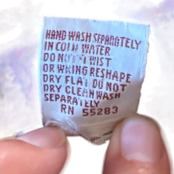 Vintage Cassidy Purple Sleeveless Sweater Vest Silk Angora Lambswool Blend M - Picture 6 of 6